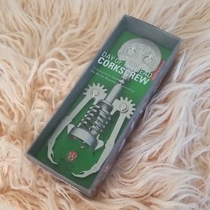 Kikkerland Day of the Dead wine corkscrew